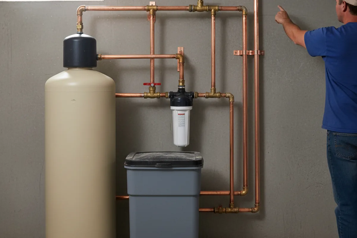 Whole-house water treatment system installed in Stirling